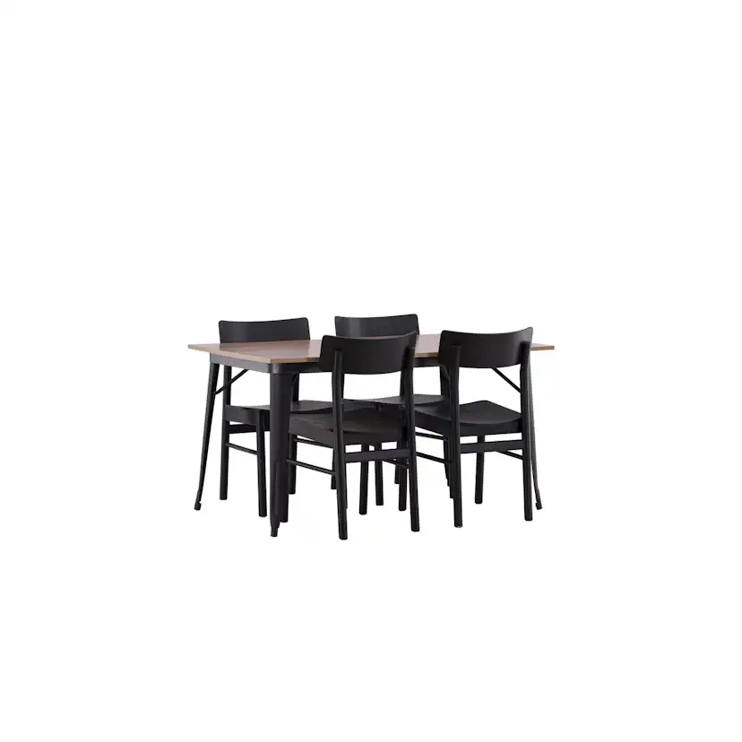 Matgrupp Venture Home Tempe med 4 Montros Stolar