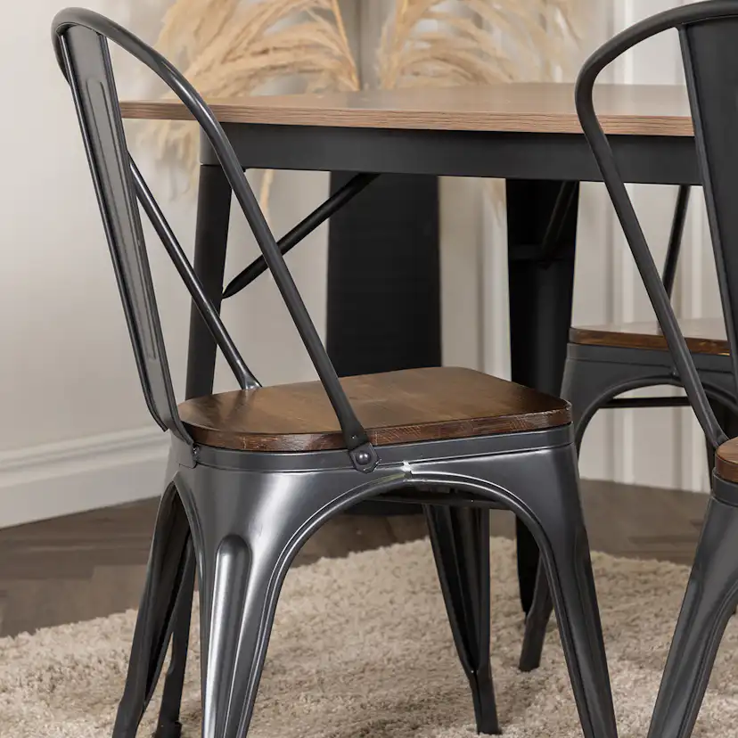 Matgrupp Venture Home Tempe med 4 Tempe Stolar