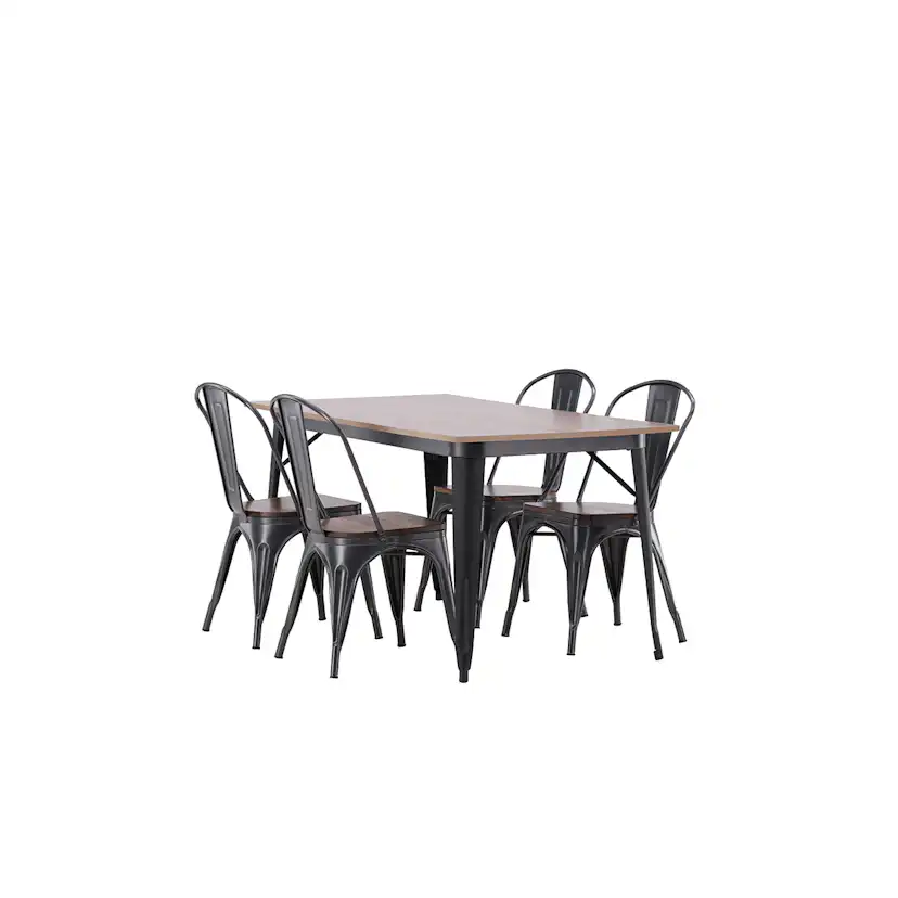 Matgrupp Venture Home Tempe med 4 Tempe Stolar