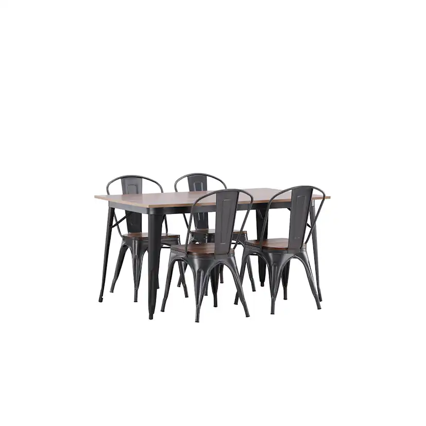 Matgrupp Venture Home Tempe med 4 Tempe Stolar