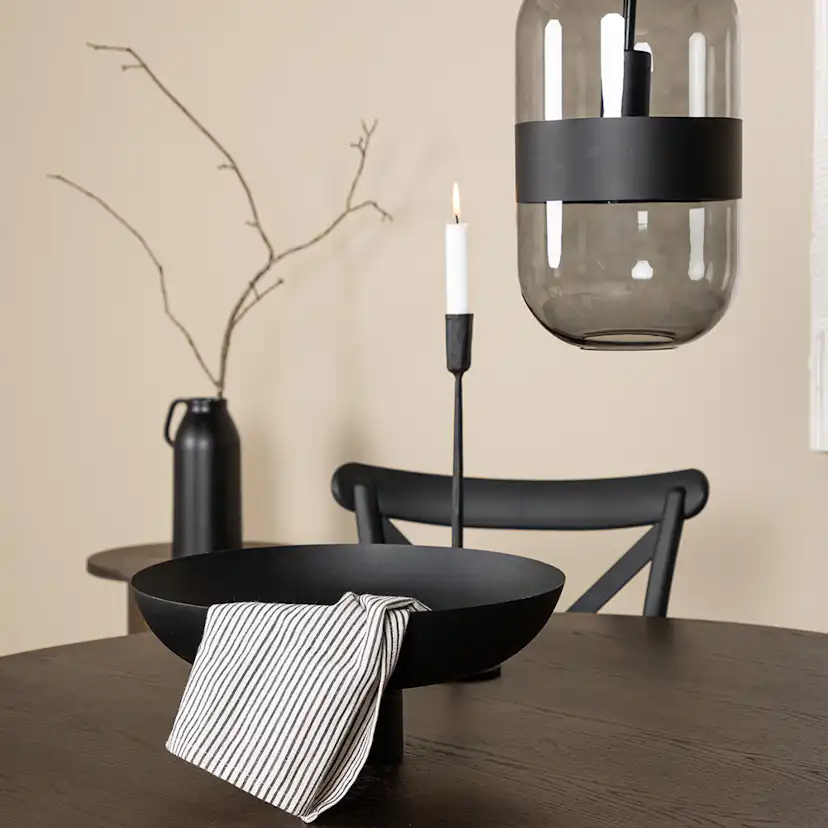 Matgrupp furniture/fashion Stone Rund med 4 Crosett Stolar