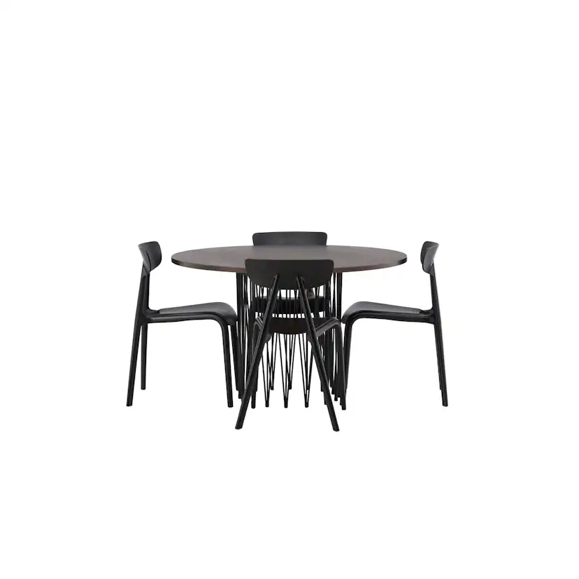 Matgrupp furniture/fashion Stone med 4 Ursholmen Stolar