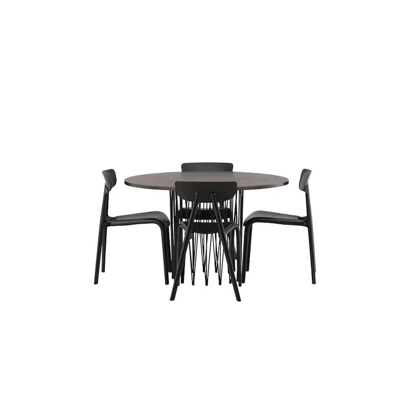 Matgrupp furniture/fashion Stone med 4 Ursholmen Stolar