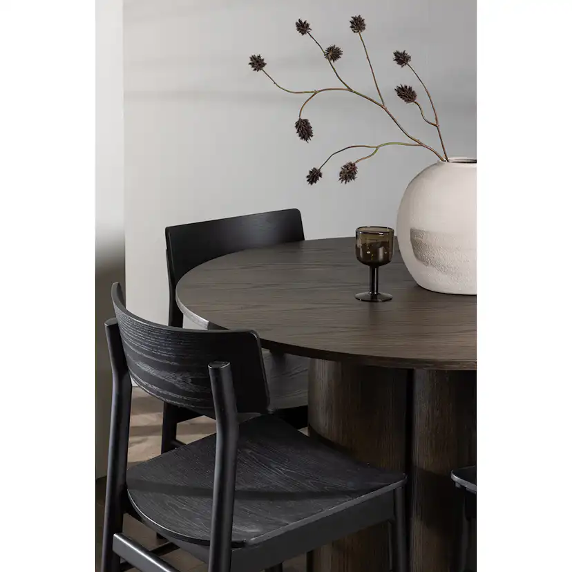 Matgrupp Venture Home Olivia Ø110 cm med 4st Montros Matstolar