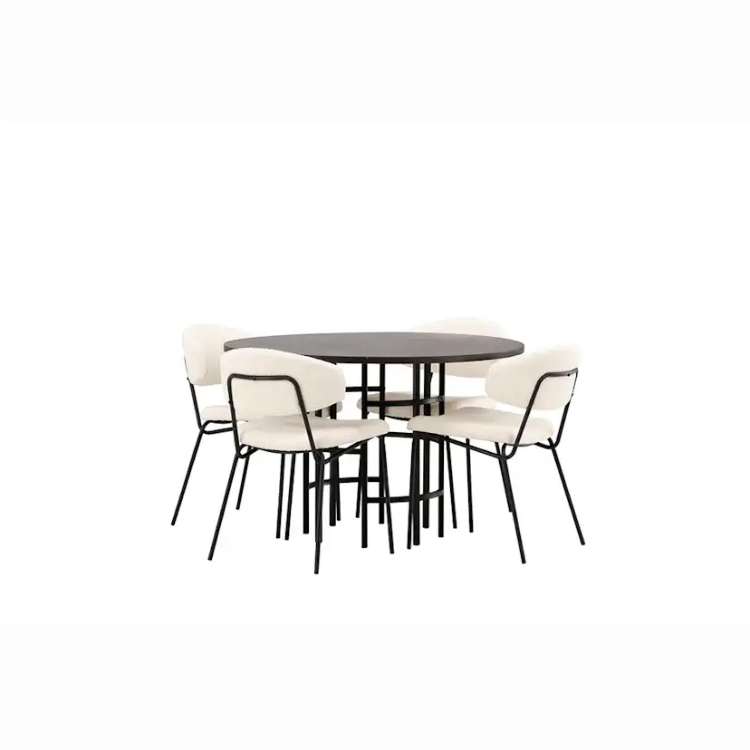 Matgrupp Venture Home Copenhagen med 4 Chico Stolar