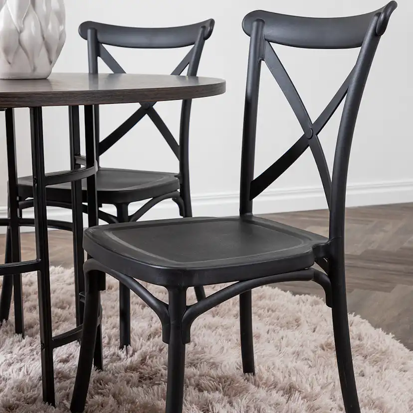 Matgrupp Venture Home Copenhagen med 4 Crosett Stolar