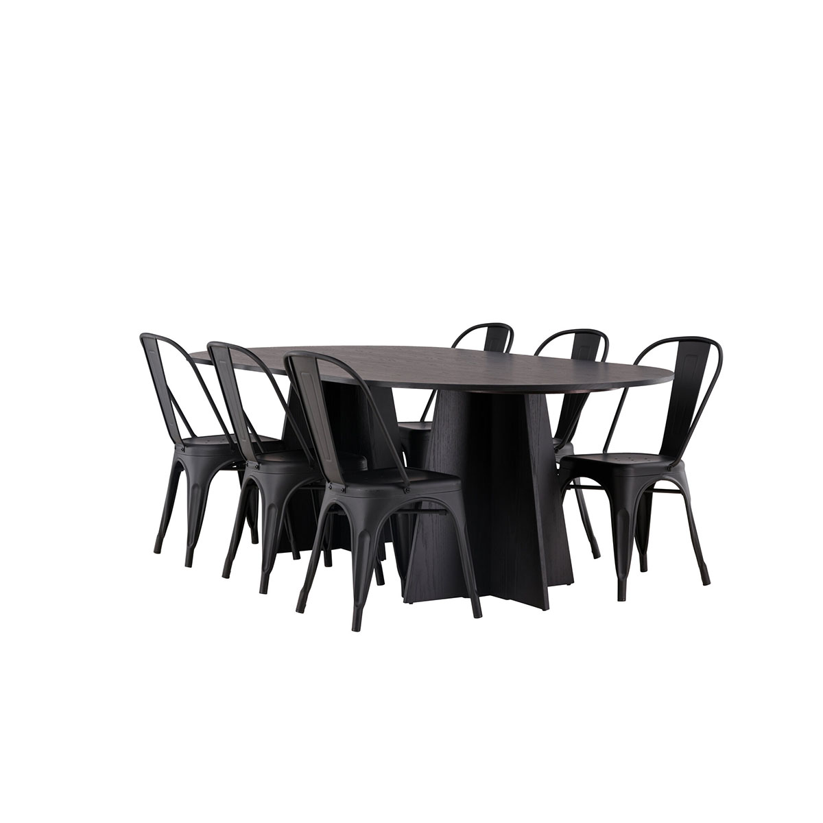 Matgrupp Venture Home Bootcut Oval med 6 st Tempe