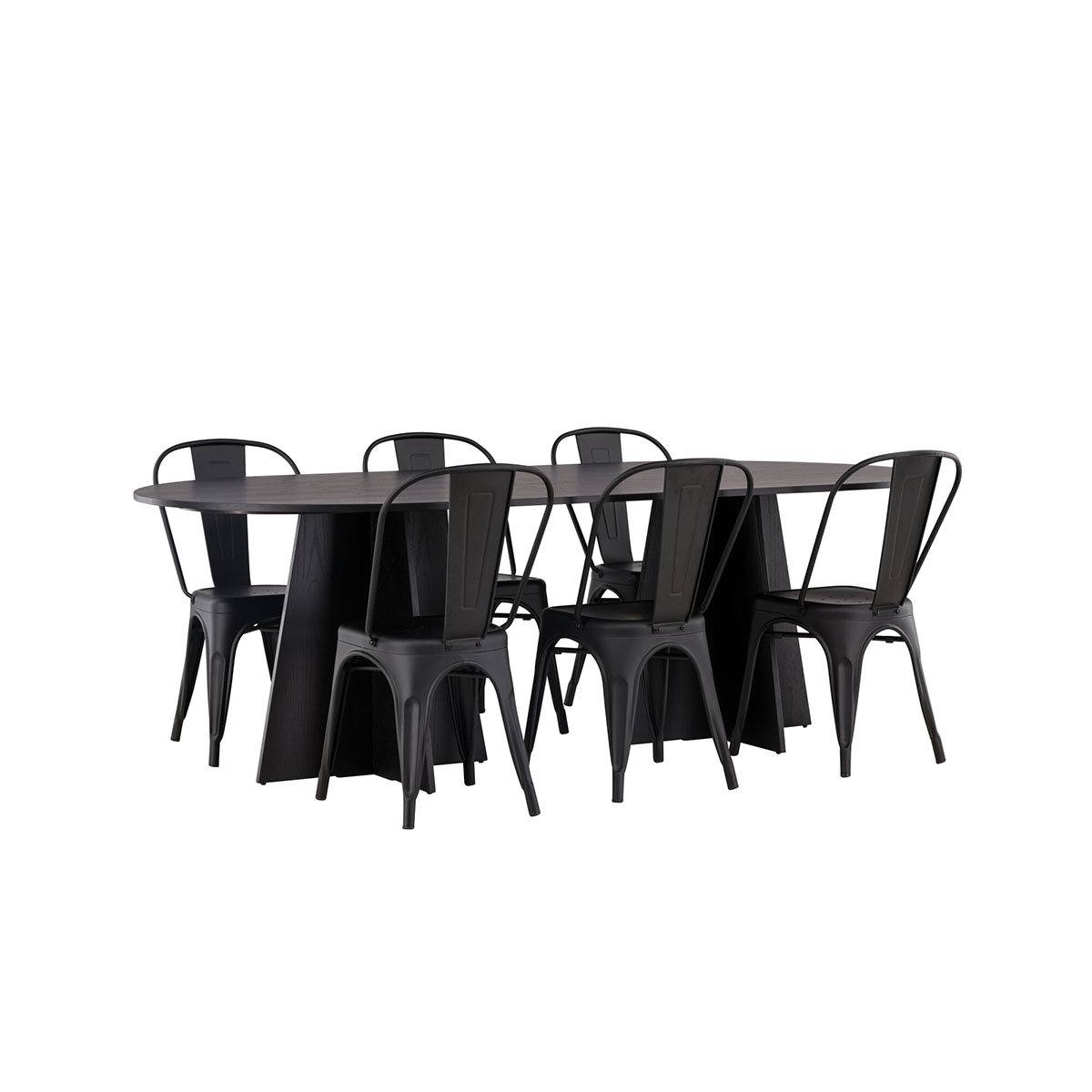 Matgrupp Venture Home Bootcut Oval med 6 st Tempe