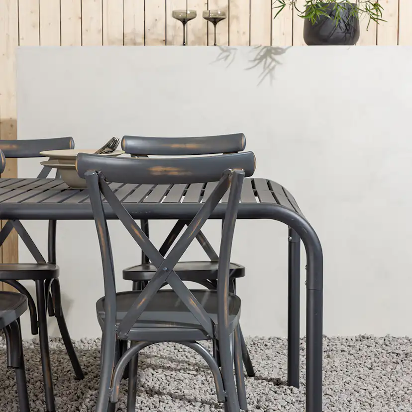 Matgrupp Venture Home Borneo Bord med 6 Tablas Stolar