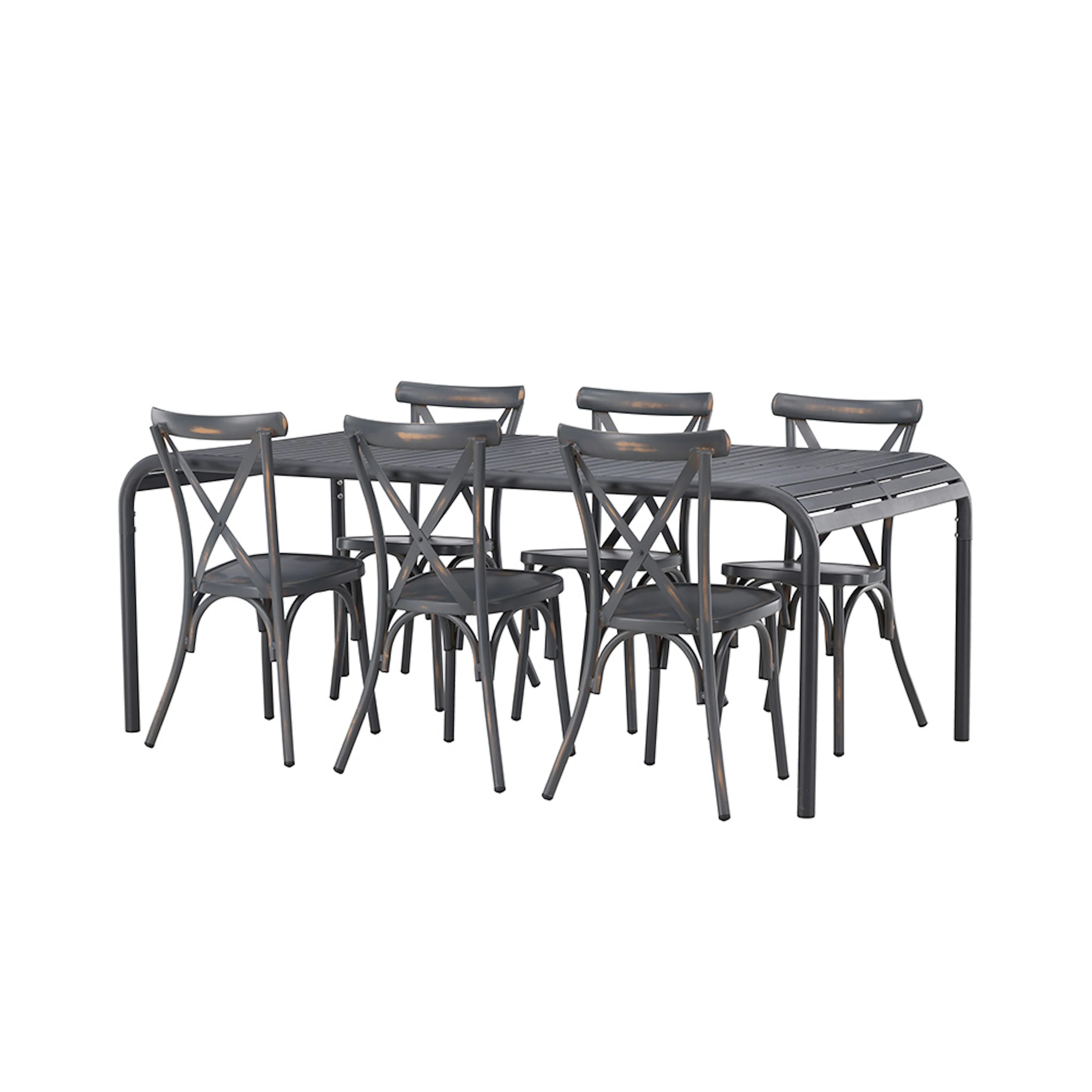 Matgrupp Venture Home Borneo Bord med 6 Tablas Stolar