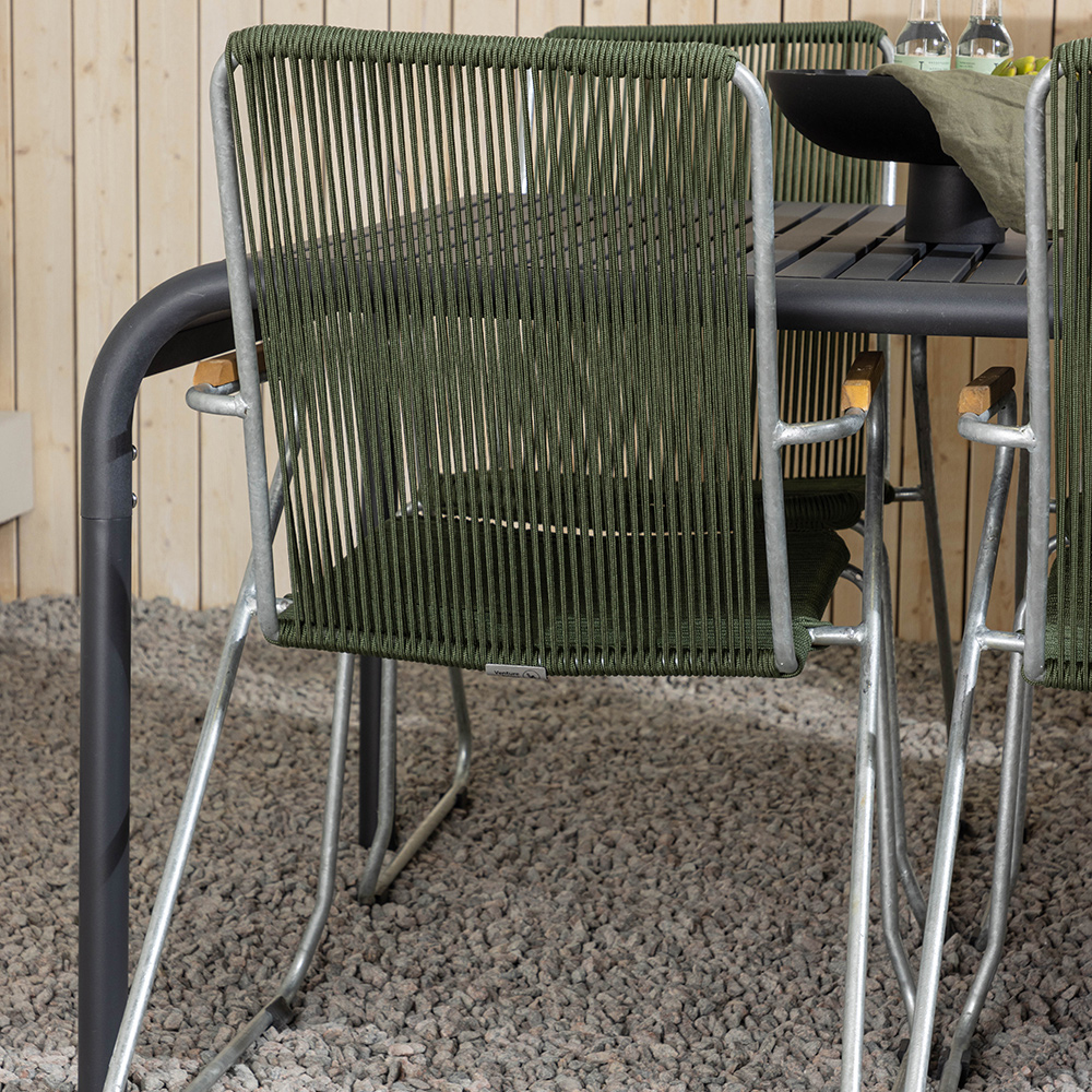 Matgrupp Venture Home Borneo Bord med 6 Bois Stolar