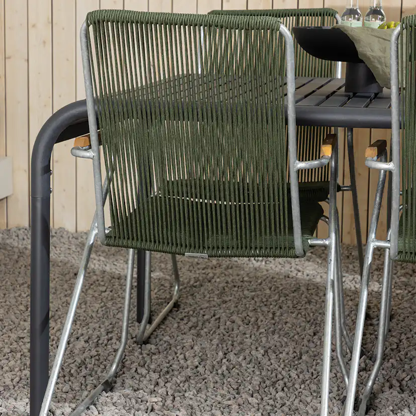 Matgrupp Venture Home Borneo Bord med 6 Bois Stolar