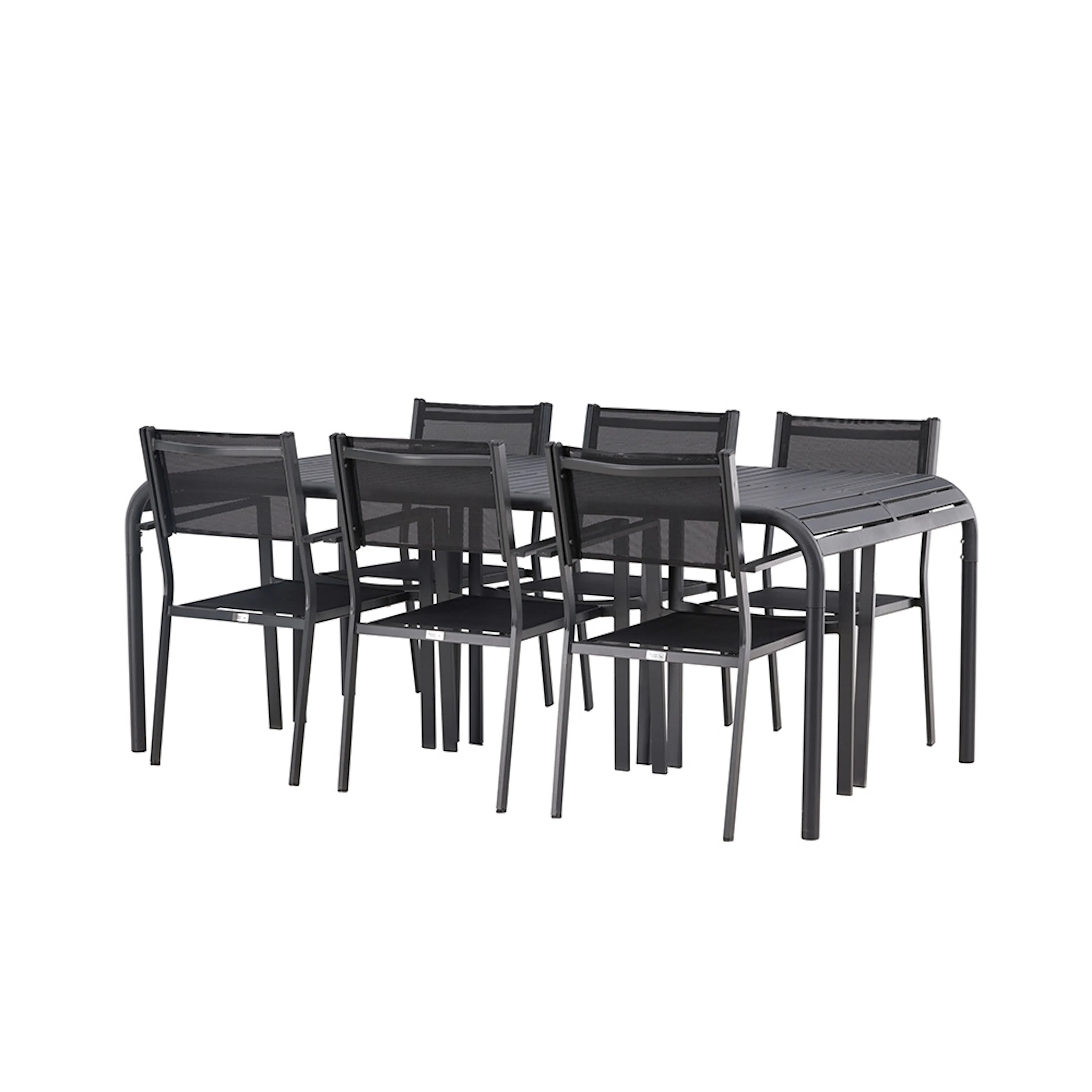 Matgrupp Venture Home Borneo Bord med 6 Copacabana Stolar