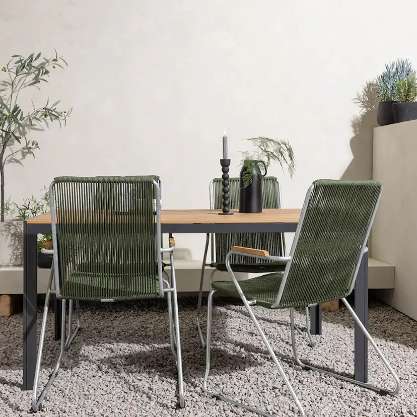 Matgrupp Venture Home Break Bord med 4 Bois Stolar