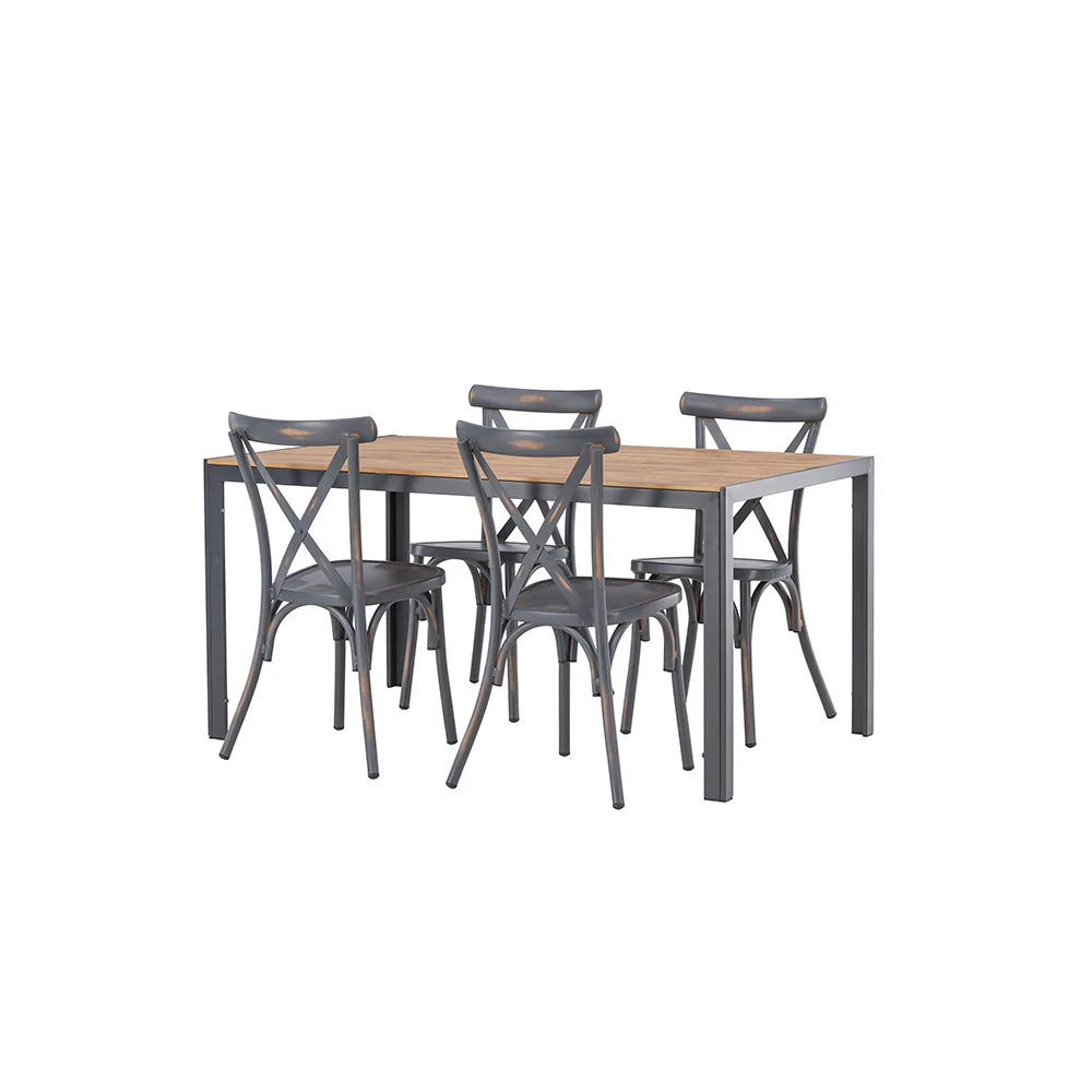 Matgrupp Venture Home Break Bord med 4 Tablas Stolar