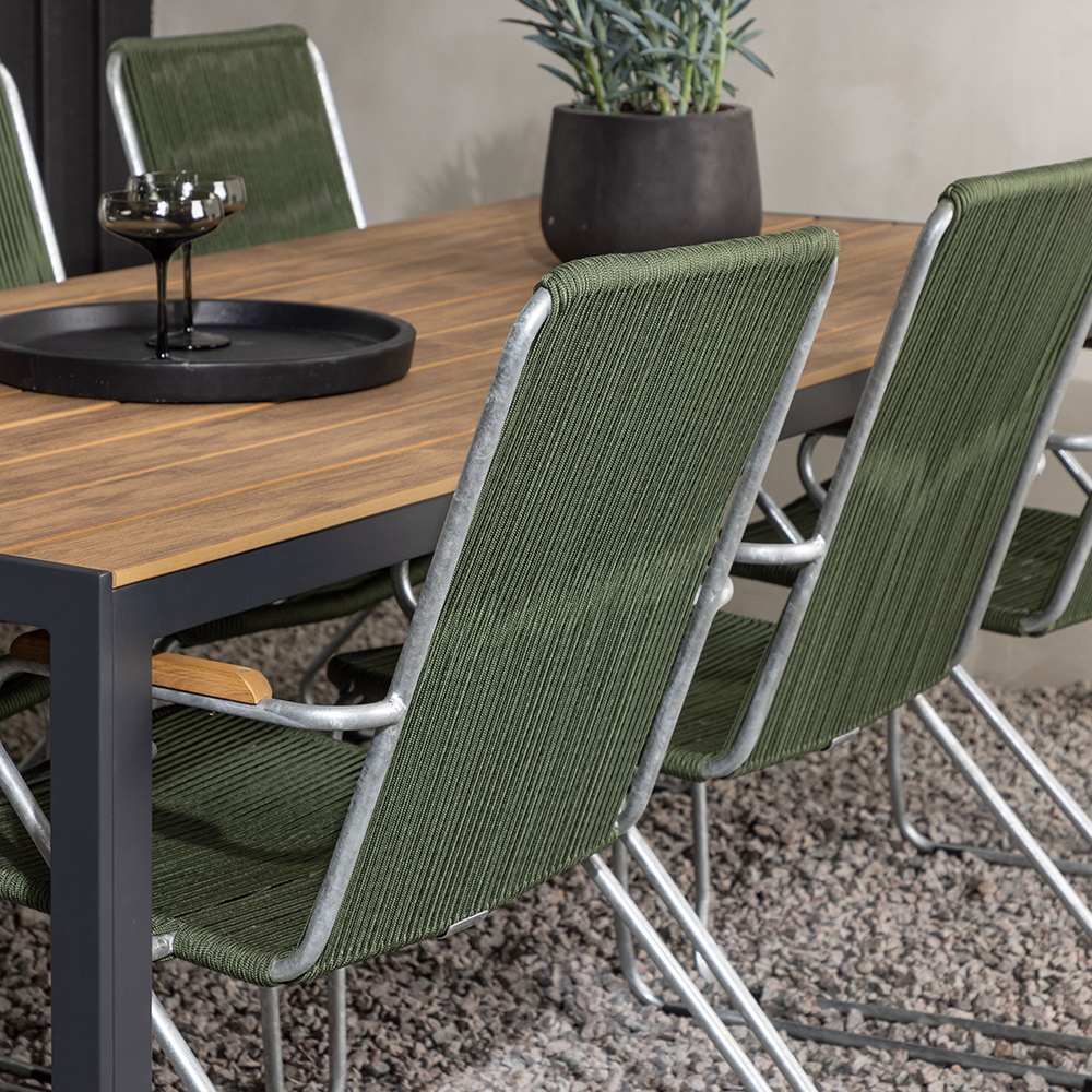 Matgrupp Venture Home Break Bord med 6 Bois Stolar