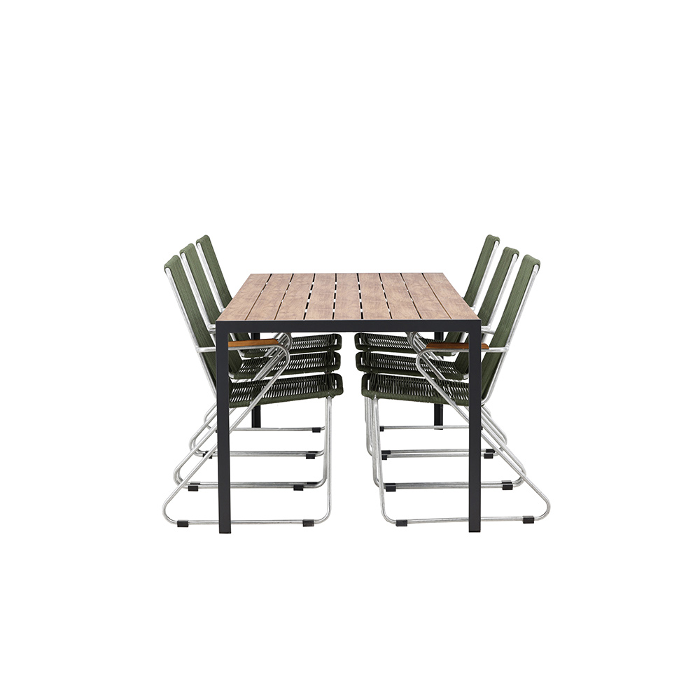 Matgrupp Venture Home Break Bord med 6 Bois Stolar