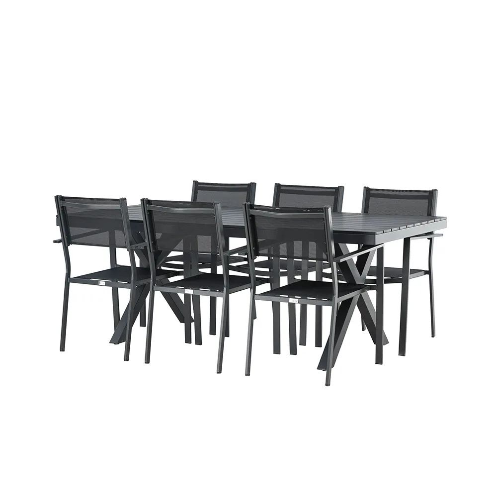 Matgrupp Venture Home Garcia Bord med 6 Copacabana Stolar