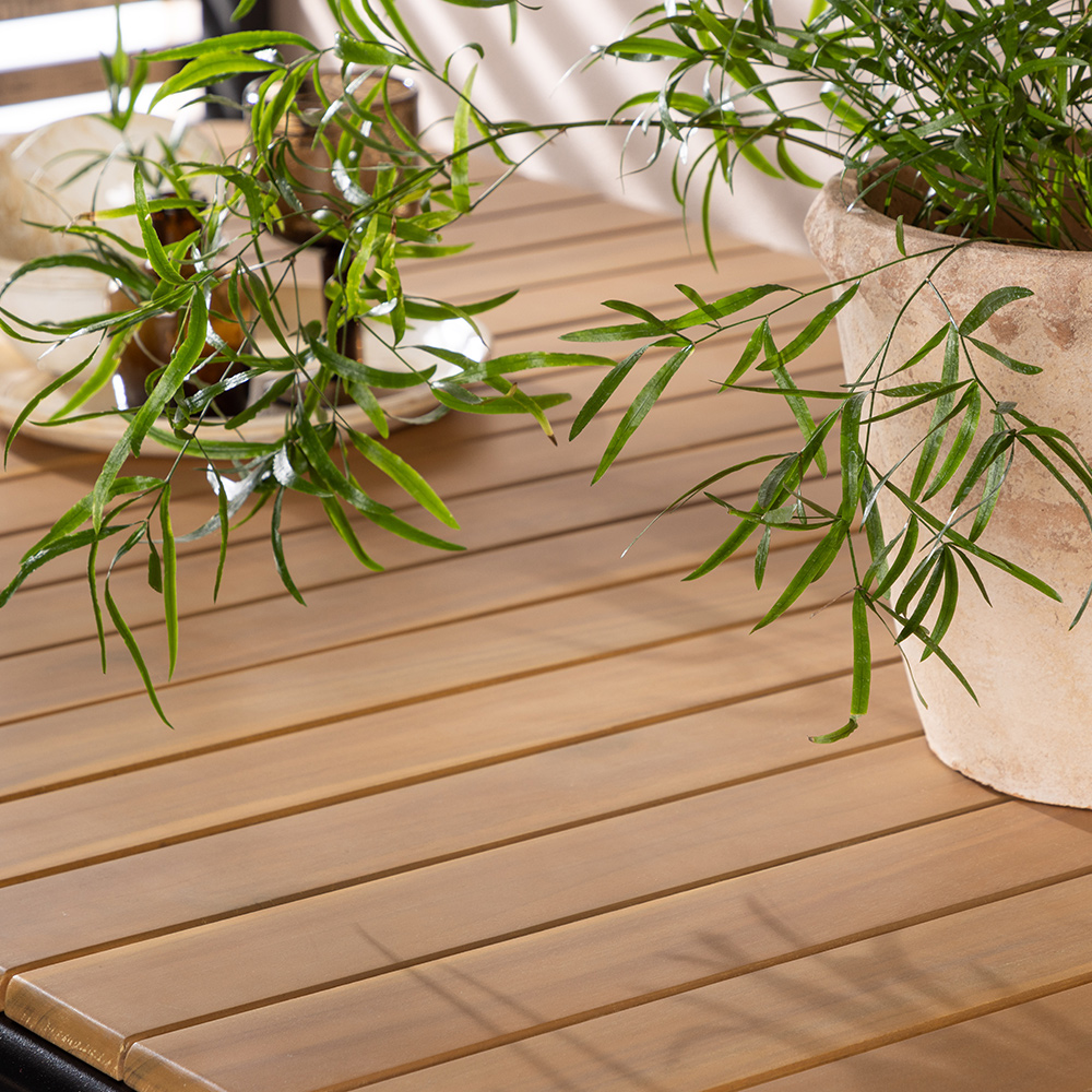 Matgrupp Utomhus Venture Home Holmbeck Bord med 6 Bois Trädgårdsstolar