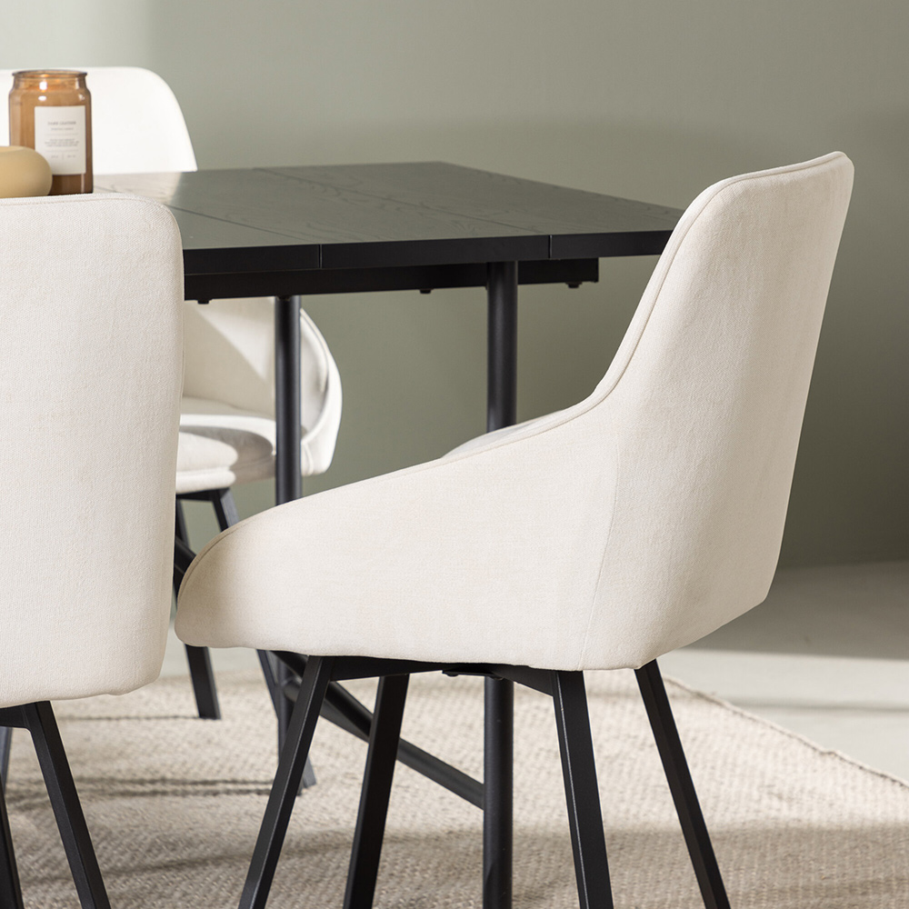 Matgrupp Venture Home Astrid med 6 Rosie Stolar