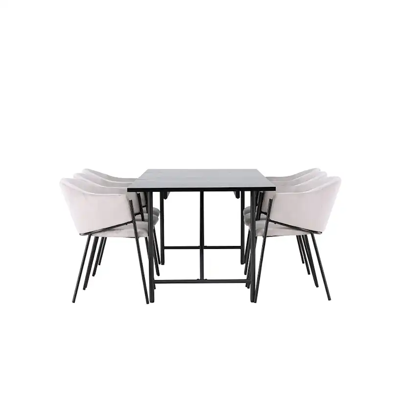 Matgrupp Venture Home Astrid med 6 Evelina Stolar