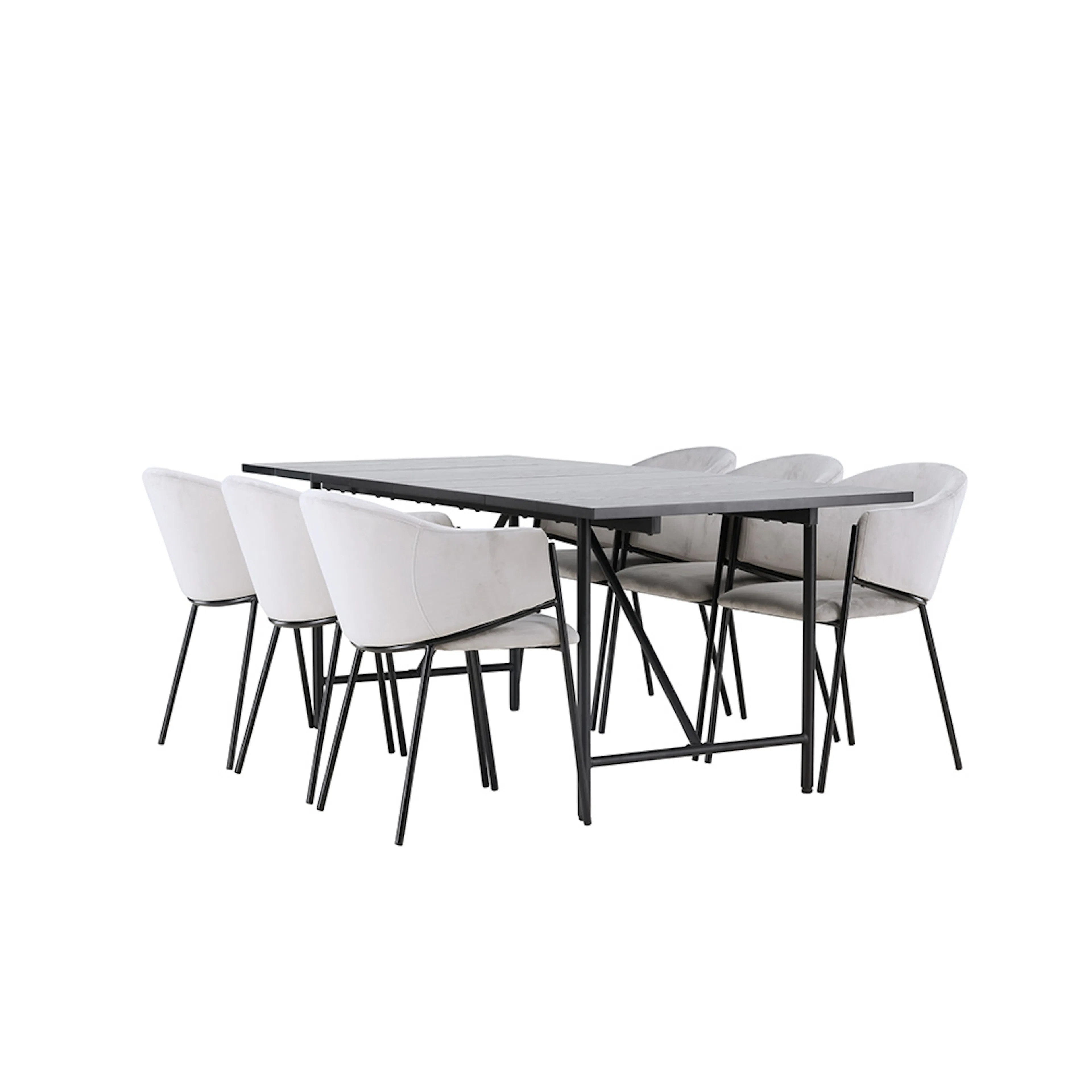 Matgrupp Venture Home Astrid med 6 Evelina Stolar