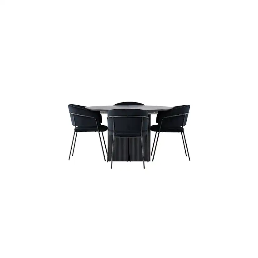 Matgrupp Venture Home Matilda med 4 Selma Stolar