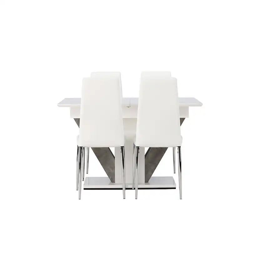 Matgrupp Venture Home Disa med 4 Pastill Stolar