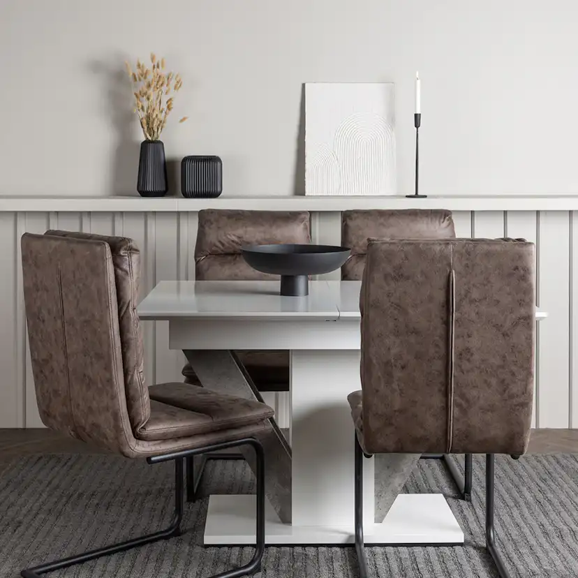 Matgrupp Venture Home Disa med 4 Zizo Stolar