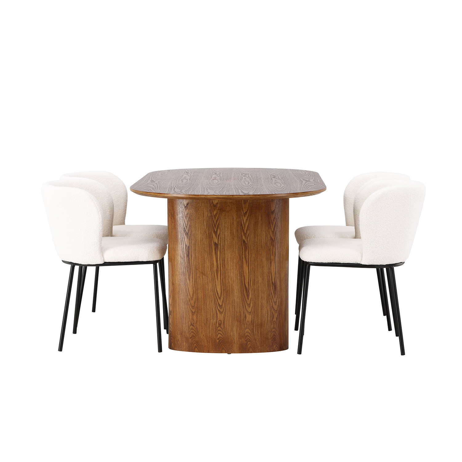 Matgrupp Venture Home Isolde med 4 Edina Stolar