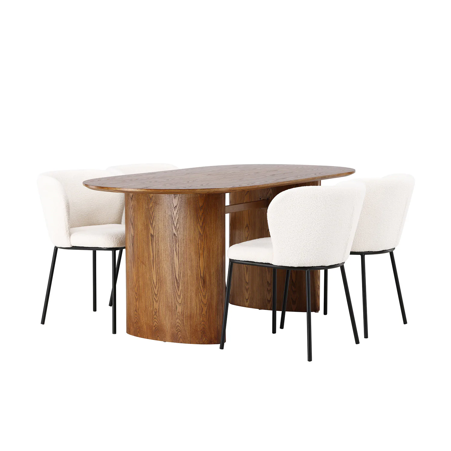 Matgrupp Venture Home Isolde med 4 Edina Stolar