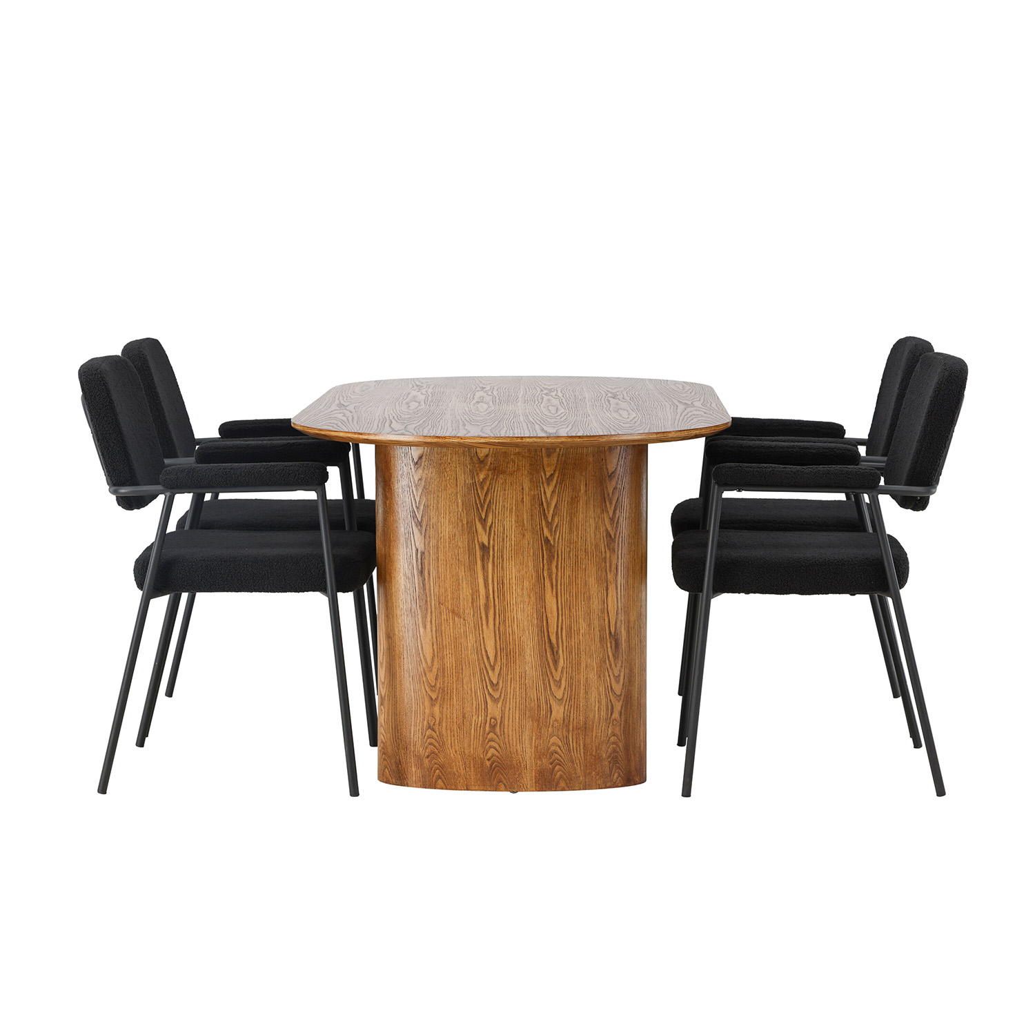 Matgrupp Venture Home Isolde med 4 Yesterday Stolar