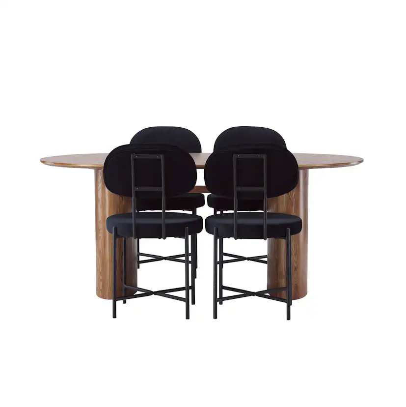 Matgrupp Venture Home Isolde med 4 Stella Stolar