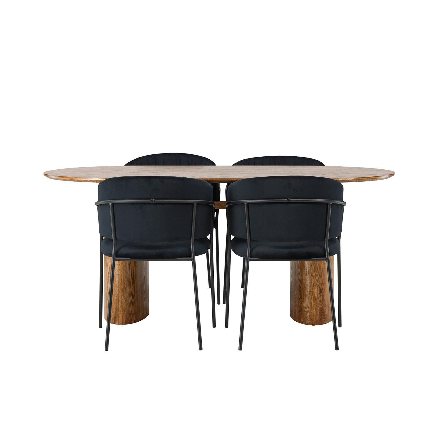 Matgrupp Venture Home Isolde med 4 Selma Stolar