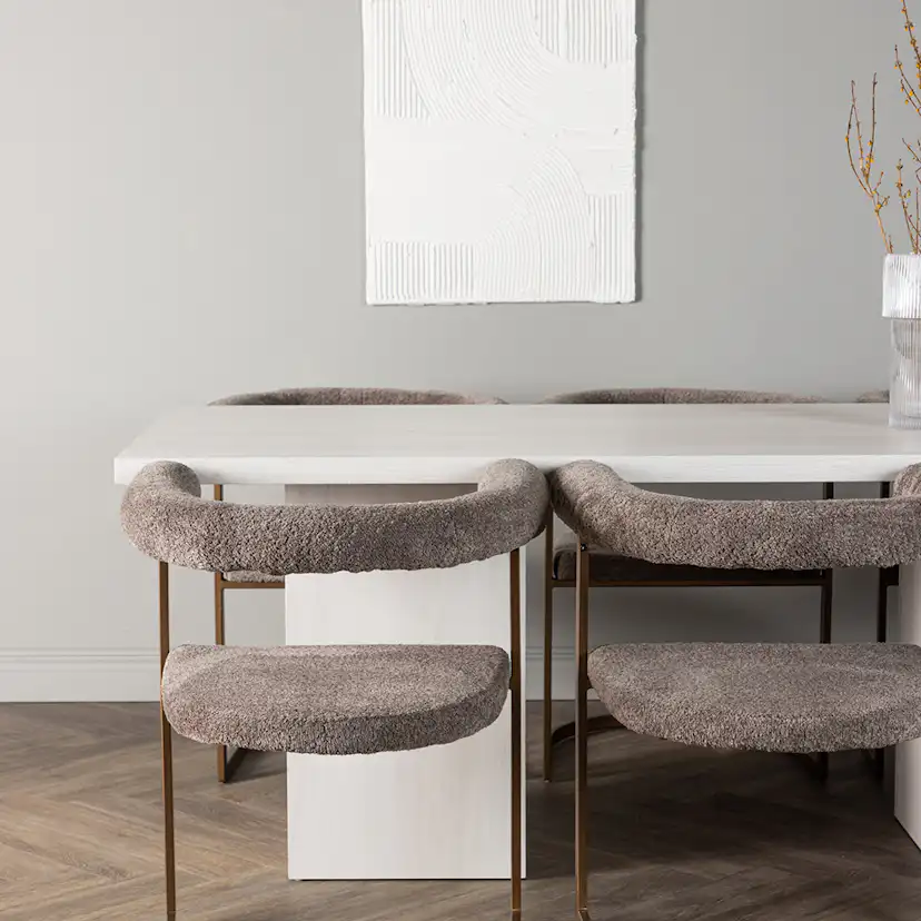 Matgrupp Venture Home Olga med 6 Morning Stolar