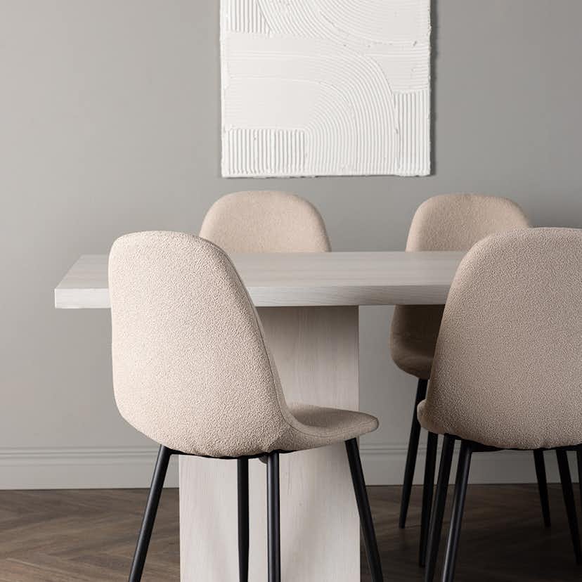 Matgrupp Venture Home Olga med 6 Polar Stolar