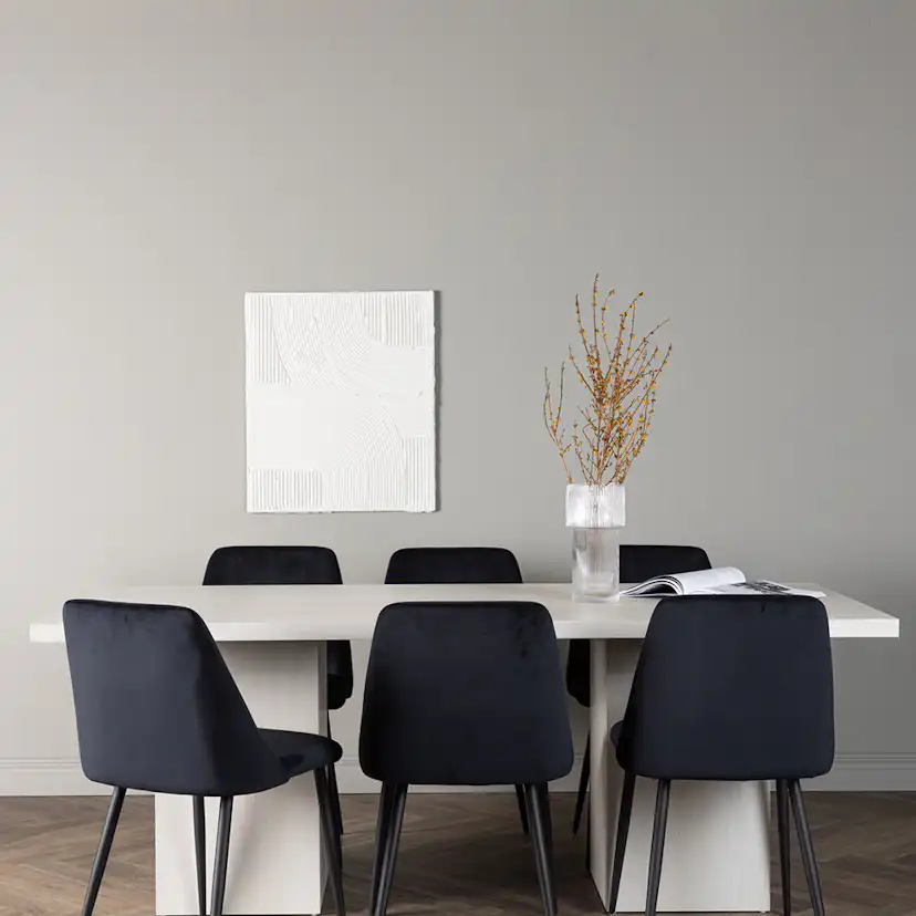 Matgrupp Venture Home Olga med 6 Night Stolar