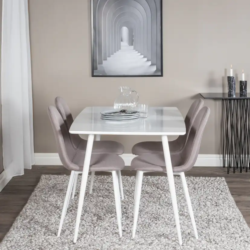 Matgrupp Venture Home Polar med 4st Stolar