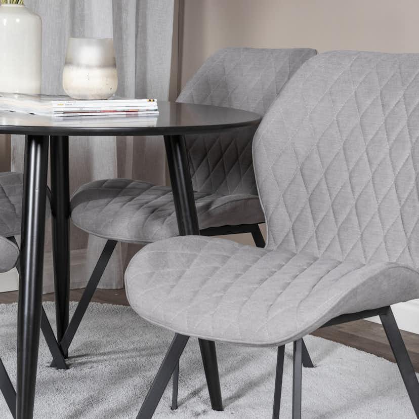 Matgrupp Venture Home Plaza med 4st Gemma Stolar