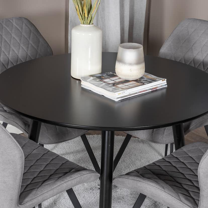 Matgrupp Venture Home Plaza med 4st Gemma Stolar