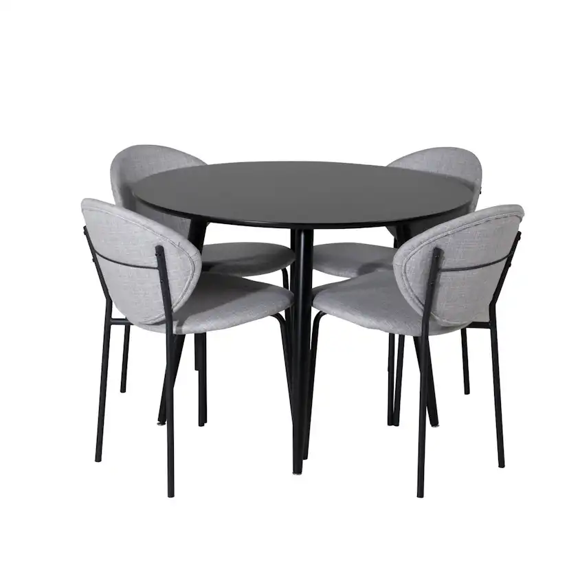 Matgrupp Venture Home Plaza med 4st Vault Stolar