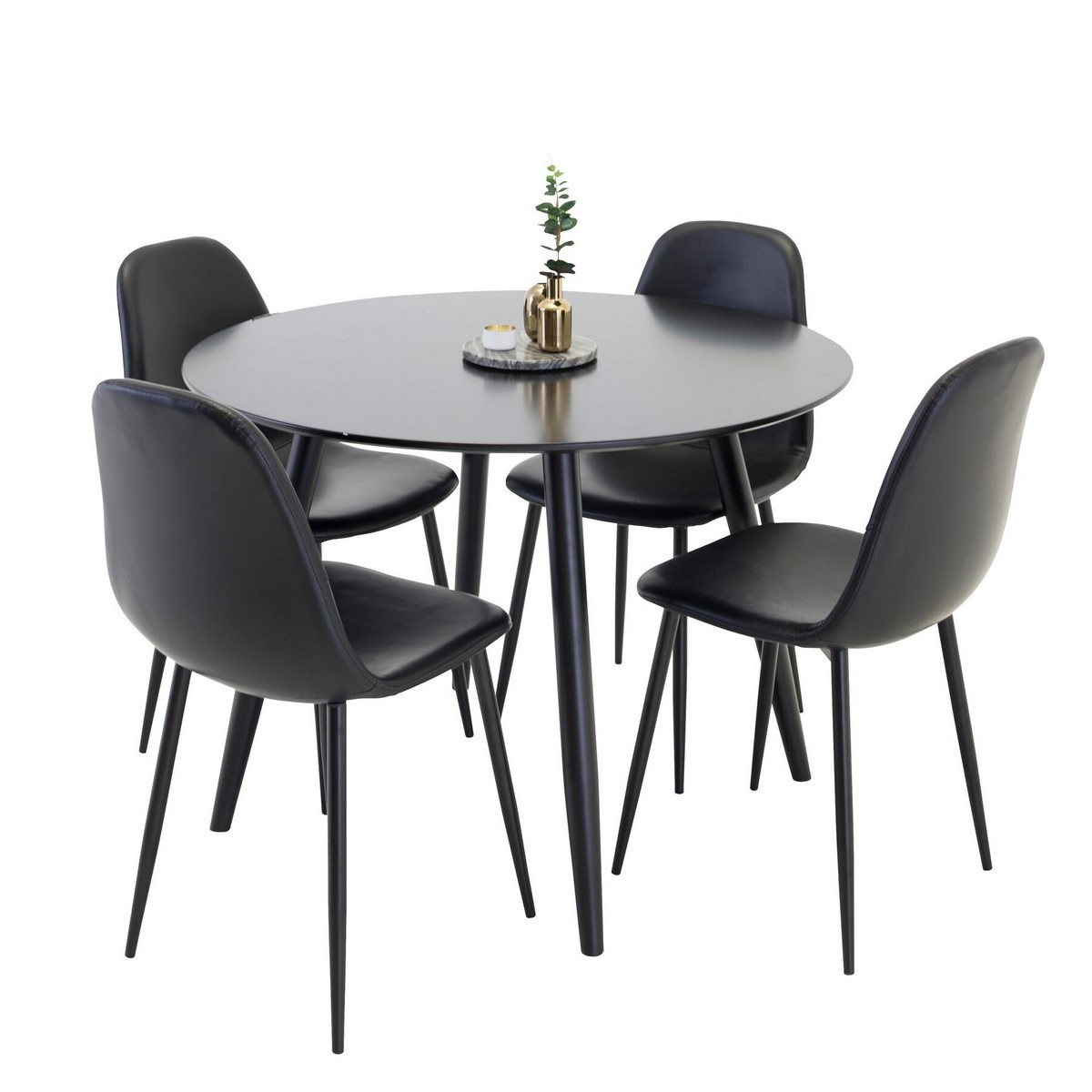 Matgrupp Venture Home Plaza med 4st Polar Stolar