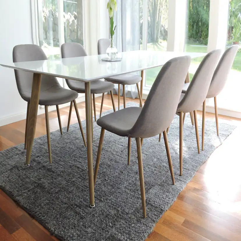 Matgrupp Venture Home Polar med 6st Stolar