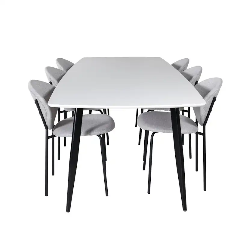 Matgrupp Venture Home Polar med 6st Vault Stolar