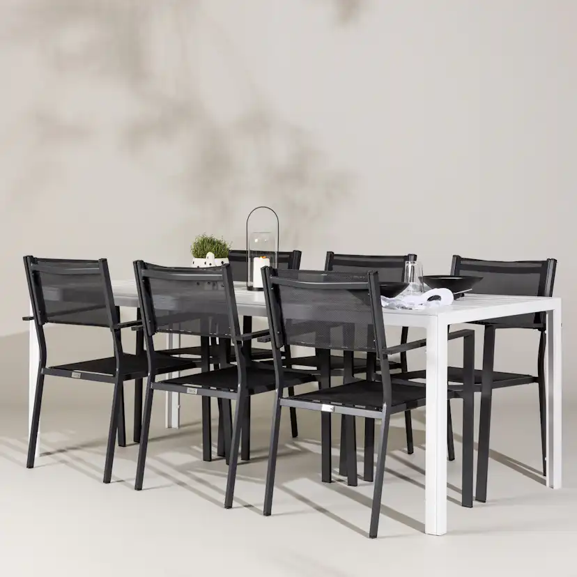 Trädgårdsgrupp Venture Home Break med 6 Copacabana Stolar