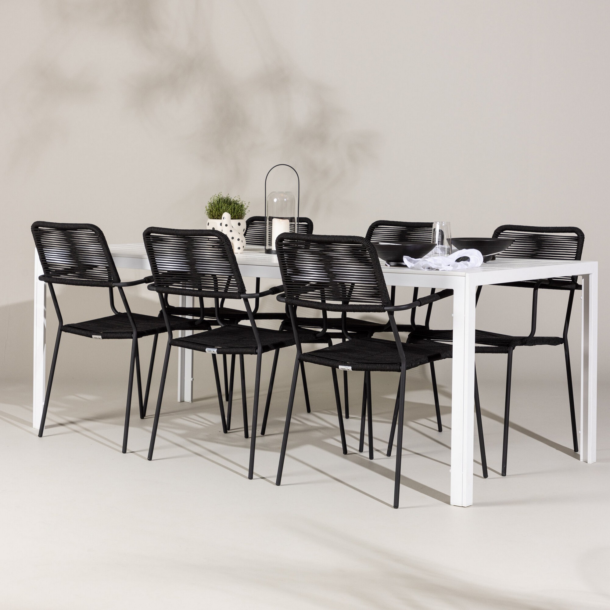 Trädgårdsgrupp Venture Home Break med 6 Lindos Karmstolar