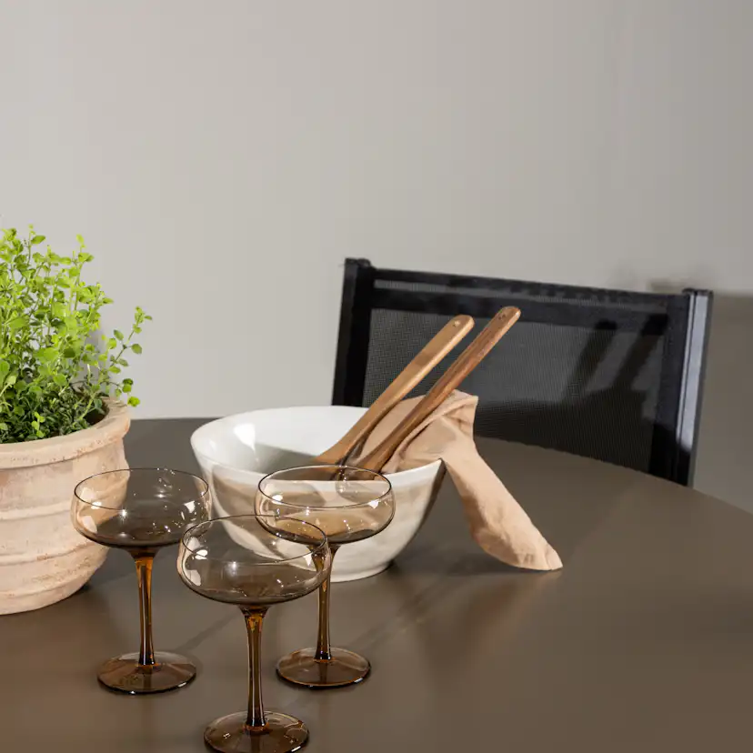 Trädgårdsgrupp Venture Home Santa Fe med 4 Copacabana Stolar