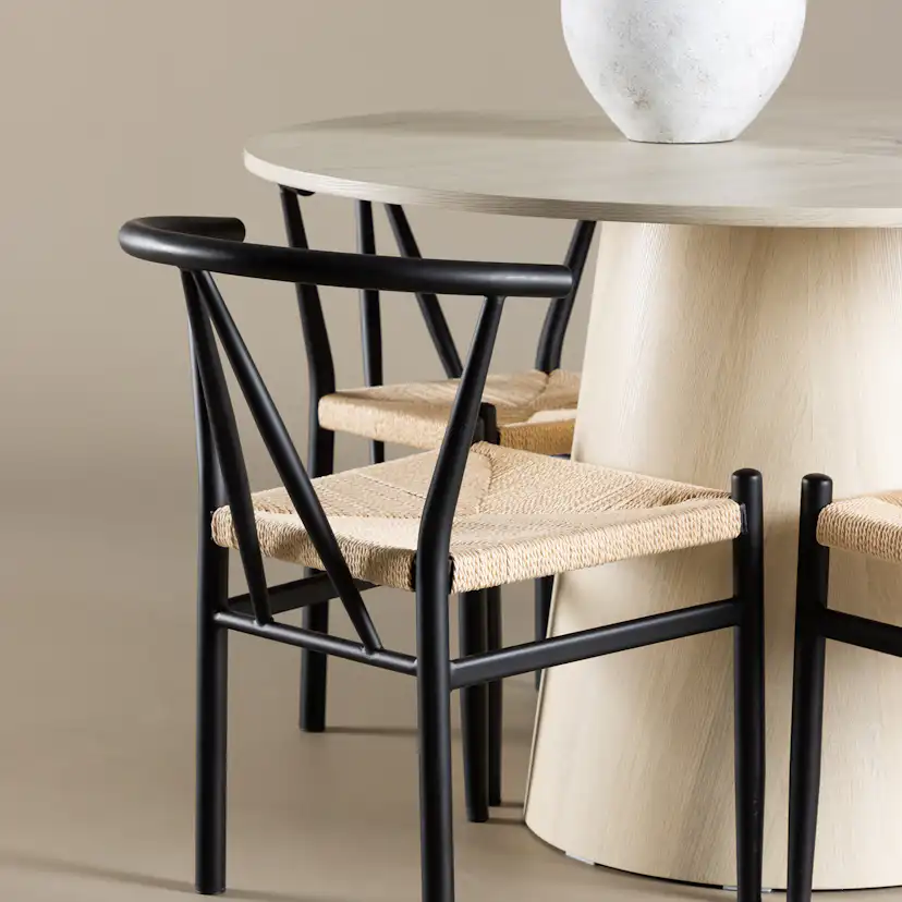 Matgrupp Venture Home Lanzo Ø120 med 4 st Alfons Stolar