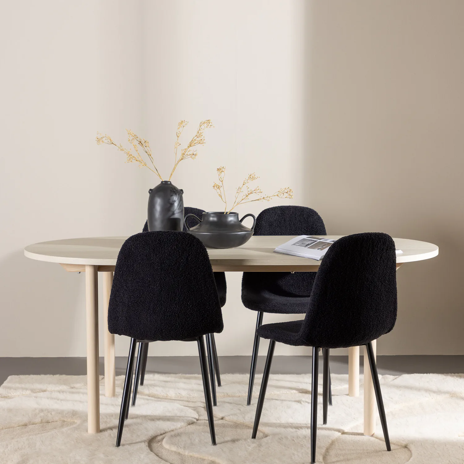 Matgrupp Venture Home Andy 180 med 4 st Polar Stolar Teddy