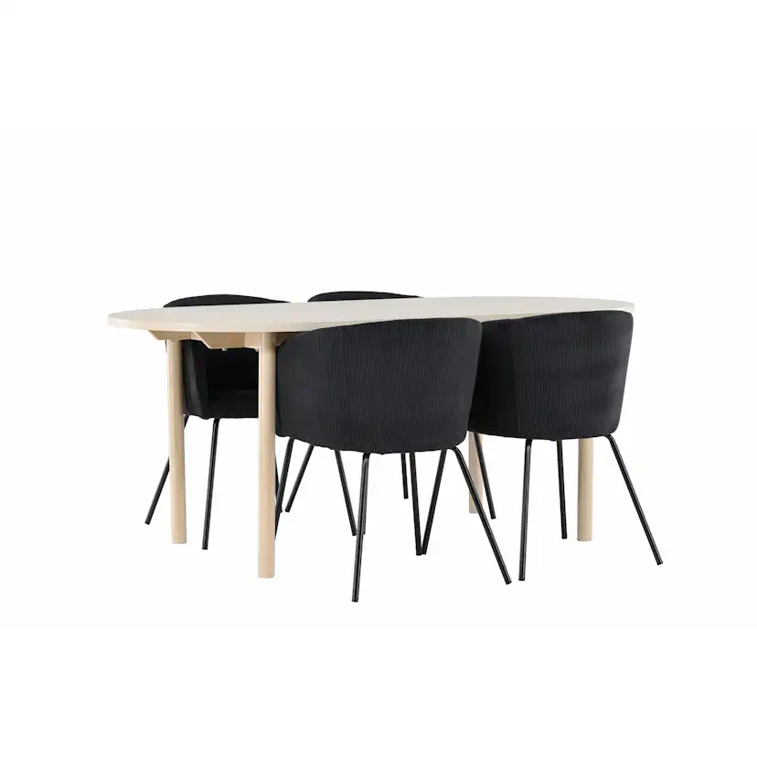 Matgrupp Venture Home Andy 180 med 4 st Berit Stolar